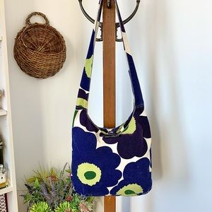 Marimekko Floral Unikko Poppy Clover Hobo Shoulder Bag